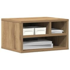 Vidaxl Stojalo za tiskalnik Artisan Oak 40x32x22,5 cm Inženirski les