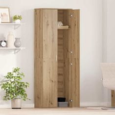 Vidaxl Predalnik artisan hrast 60 x 35 x 180 cm Konstruiran les