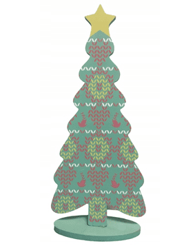 shumee Mini lesena božična jelka za mizo 35 cm