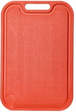 shumee Corta rdeča plastična deska za rezanje 37x26 cm