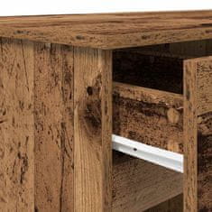 Vidaxl Miza s predalom Star les 140 x 49 x 76 cm Konstruiran les