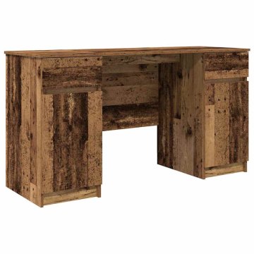 Vidaxl Miza s predalom Star les 140 x 49 x 76 cm Konstruiran les