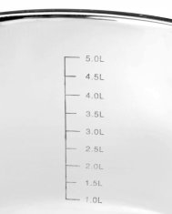 shumee Lonec iz nerjavečega jekla s pokrovom in merilno skodelico, 7 l