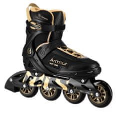 shumee NA22151 ROLERJI ARMOUR ČRNO-ZLATI VELIKOST 41 NILS EXTREME
