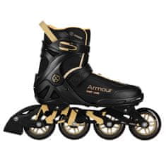 shumee NA22151 ROLERJI ARMOUR ČRNO-ZLATI VELIKOST 41 NILS EXTREME