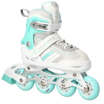 Nils Extreme NH18191 2V1 BELO/MODRA VELIKOST M (34-38) ROLERJI/DRSALKE ZA UMETNOST