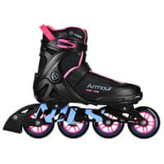 shumee NA22151 ROLERJI ARMOUR ČRNO-ROZA VELIKOST 43 NILS EXTREME