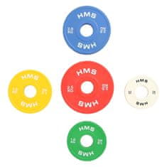 shumee KOMPLET OLIMPIJSKIH KROŽNIKOV CBRS 01 (0,5 kg, 1 kg, 1,5 kg, 2 kg, 2,5 kg)