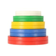 shumee KOMPLET OLIMPIJSKIH KROŽNIKOV CBRS 01 (0,5 kg, 1 kg, 1,5 kg, 2 kg, 2,5 kg)