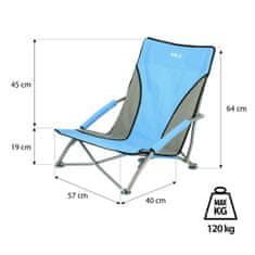 shumee NC3035 MODRI STOL ZA PLAŽO NILS CAMP