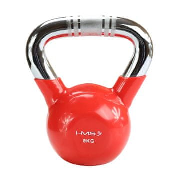 shumee KTC 8 KG KETTLEBELL S KROMIRANIM NAREBLJENIM ROČAJEM HMS (rdeč)