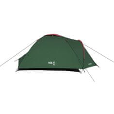 NILS CAMP NC6013 zeleno-rdeč kamping šotor rocker