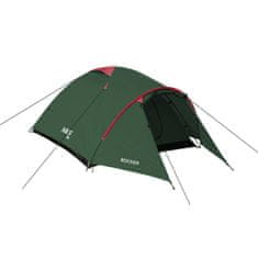 NILS CAMP NC6013 zeleno-rdeč kamping šotor rocker