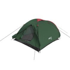 NILS CAMP NC6013 zeleno-rdeč kamping šotor rocker