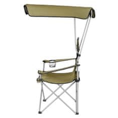shumee NC3087 ZELEN KAMPIRNI STOL S SENCEM NILS CAMP