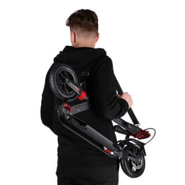 shumee HM209T ČRNO-RDEČ SKUTER NILS EXTREME