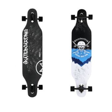 shumee LONGBOARD SKULL WOOD SKATE NILS EXTREME