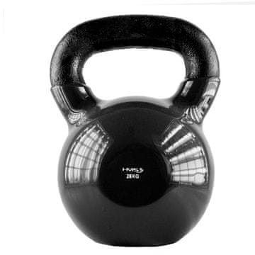 shumee Litoželezna kettlebell KNV 28 KG HMS (črna)