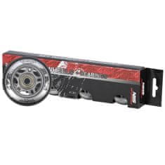 shumee PU 70x24 82A ČIERNA (4 ks.) + ABEC-9 (8 ks.) SADA NILS EXTREME