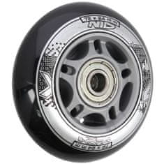 shumee PU 72x24 82A ČIERNA (4 ks.) + ABEC-9 (8 ks.) SADA NILS EXTREME