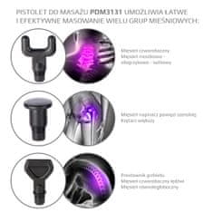 shumee PDM3131 SREBRNA MASAŽNA PIŠTOLA HMS