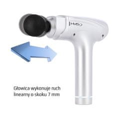 shumee PDM3131 SREBRNA MASAŽNA PIŠTOLA HMS