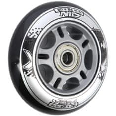 shumee PU 80x24 82A ČIERNA (4 ks.) + ABEC-9 (8 ks.) SADA NILS EXTREME