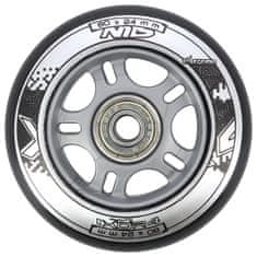 shumee PU 80x24 82A ČIERNA (4 ks.) + ABEC-9 (8 ks.) SADA NILS EXTREME