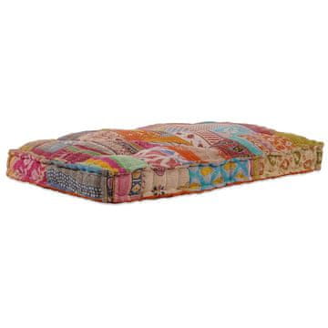Vidaxl Blazina za paletni kafi večbarvno 120 x 80 x 12 cm Blago