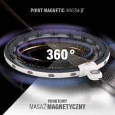 HMS Hula obroč HHM15 črne barve z magnetom in utežjo + števec