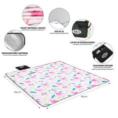 shumee NC8009 FLAMINGO PODLOGA ZA PIKNIK 200X200 PE ALU NILS CAMP