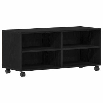 Vidaxl TV omarica Črna 90 x 35 x 40.5 cm Konstruiran les