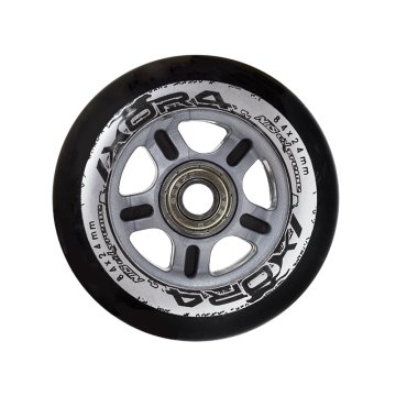 shumee PU 84x24 82A ČIERNA (4 ks) + ABEC-9 (8 ks) SADA NILS EXTREME