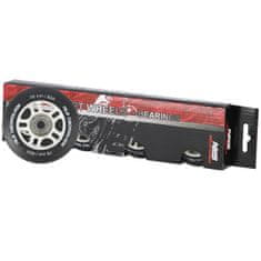 shumee PU 76x24 82A ČIERNA MAT (4 ks) + ABEC-9 (8 ks) SADA NILS EXTREME