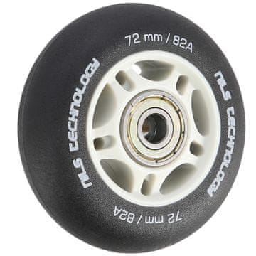 shumee PU 72x24 82A ČRNA MAT (4 kom.) + ABEC-9 (8 kom.) SET NILS EXTREME