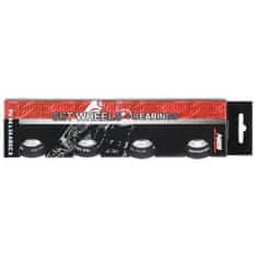 shumee PU 64x24 82A ČIERNA MAT (4 ks) + ABEC-9 (8 ks) SADA NILS EXTREME