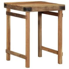 Vidaxl Jedilna miza Rjava 60 x 55 x 76 cm trden predelan les