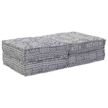 Vidaxl Modularna sedežna enota 2 szt. Svetlo siva 140 x 70 x 36 cm