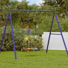 Vidaxl Gugalnica v obliki gnezda Modra 60 x 60 x 180 cm