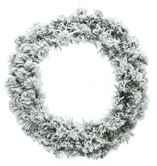 shumee Zasnežen božični venec za vrata 50 cm