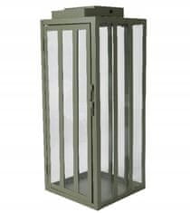 shumee Okrasna kovinska lanterna 18x18x45cm Elegantna lanterna