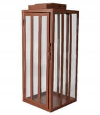 shumee Okrasna kovinska lanterna 18x18x45cm Elegantna lanterna