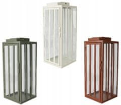 shumee Okrasna kovinska lanterna 18x18x45cm Elegantna lanterna