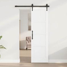 Vidaxl Notranja vrata ORKDAL Bela 61 x 198.5 cm Vezani les