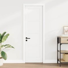 Vidaxl Notranja vrata ORKDAL Bela 61 x 198.5 cm Vezani les