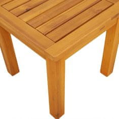 Vidaxl Stranska miza Rjava 35 x 35 x 34 cm Trden akacijev les