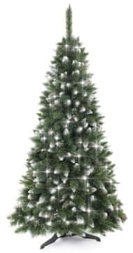 shumee Umetno božično drevo, zeleni bor, posrebreno, 180 m