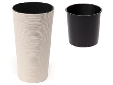 shumee Eko cvetlični lonček z vstavkom iz bele lilije, 36 cm