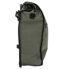 Vidaxl Kolesarska torba za nosilec 20 L Olivna zelena 34x16x59 cm