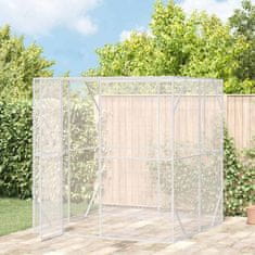 Vidaxl Aviarija za ptice antracit 209 x 202 x 214 cm, jeklo